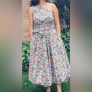 TIBI floral dress